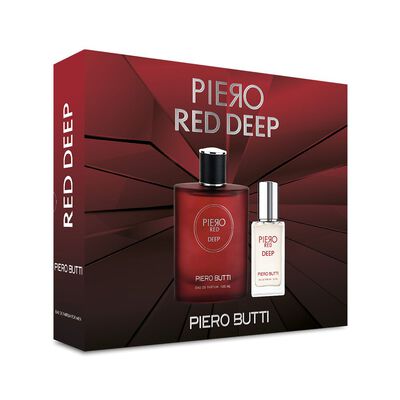 Set Perfume Piero Butti Hombre Red Deep 100 ML EDP + Miniatura