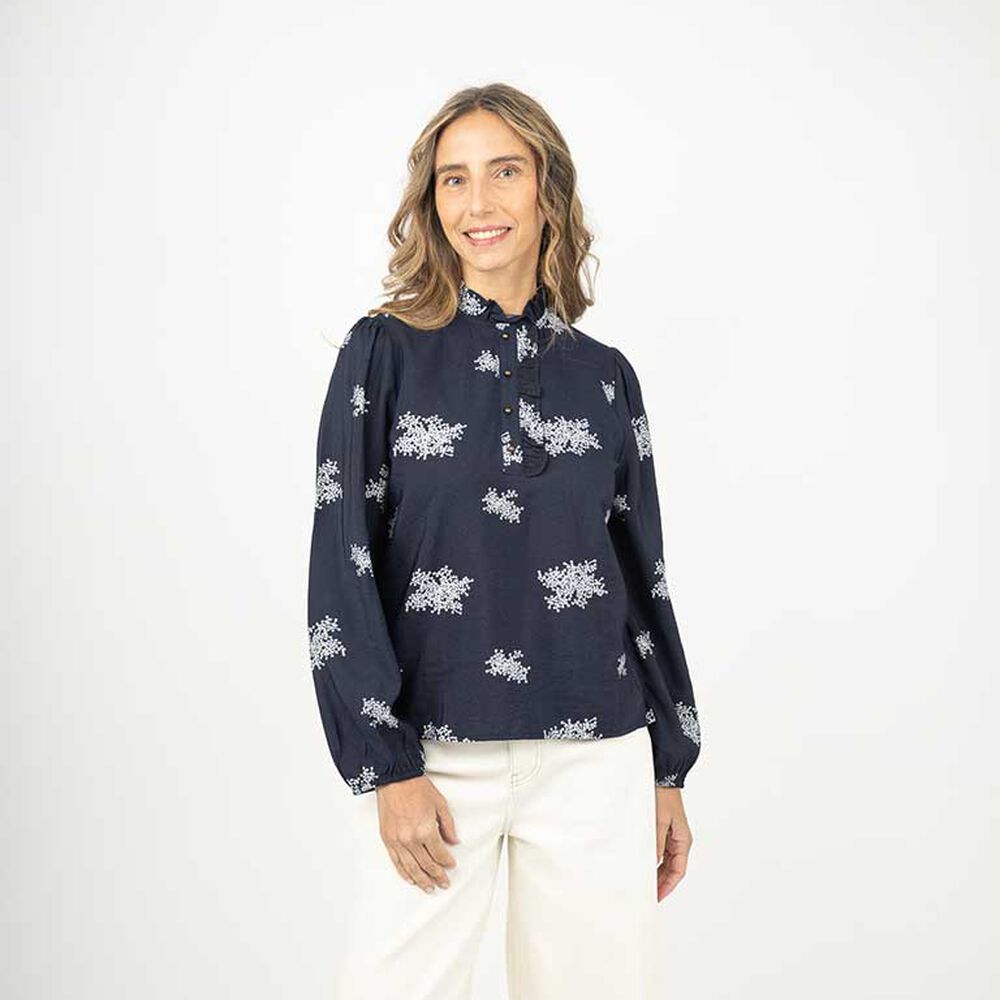 Blusa Manga Larga Mujer Portman Club
