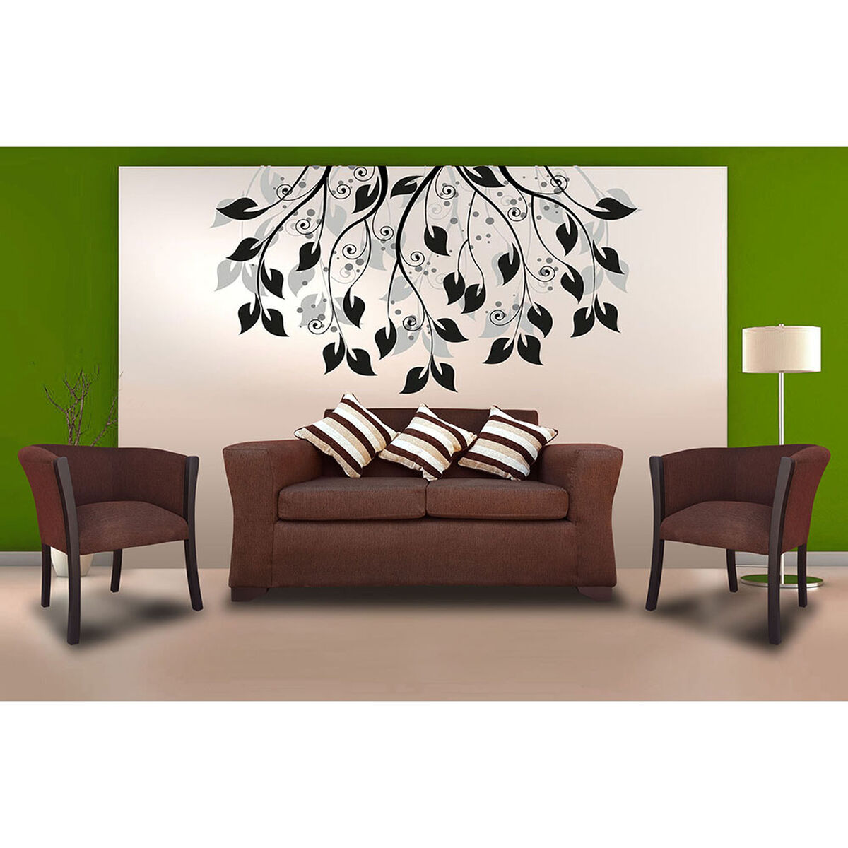 Juego de Living Maringa 2 Cuerpos + 2 Poltronas