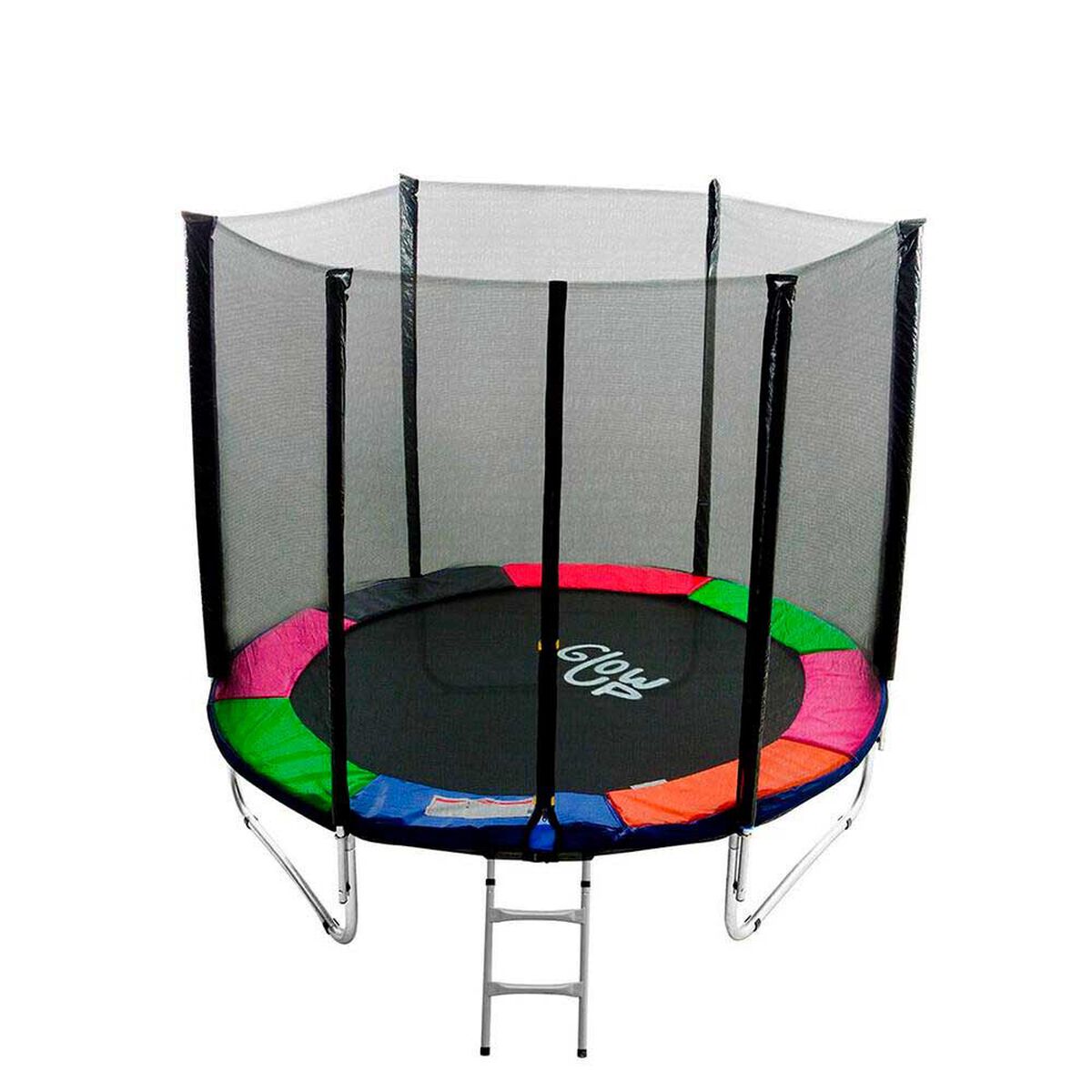 Cama El&aacute;stica Glow Up de 10ft 3.05 mts con Malla de Seguridad y Escalera