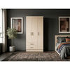 Closet Tuhome Houston 3 Puertas 2 Cajones Cartagena Wengue