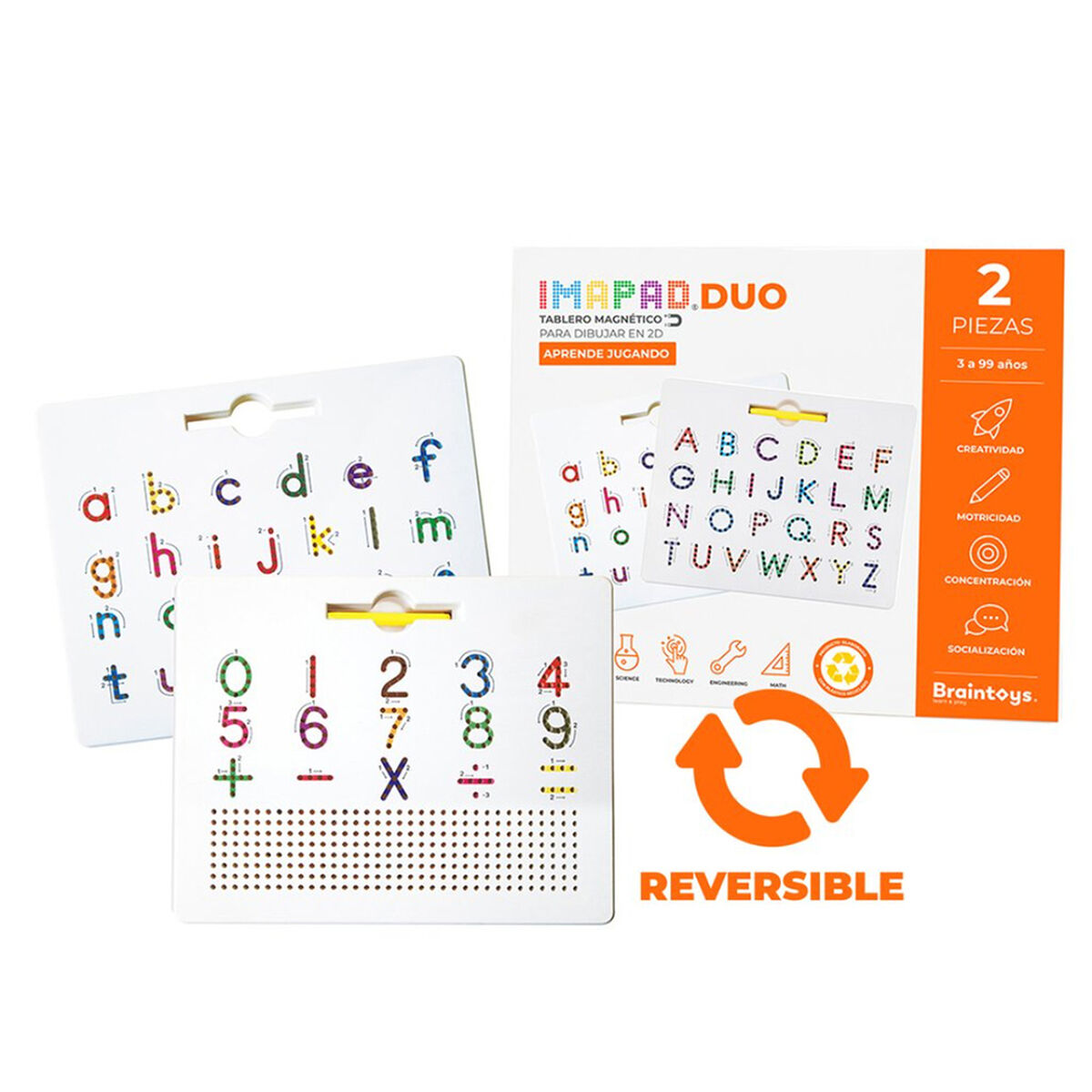 Juego Duo Letras y Números Imapad