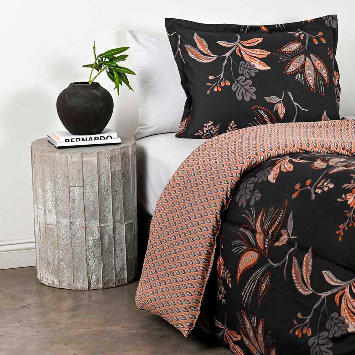 Plum&oacute;n Elements & Co 1,5 Plazas Nouveau Negro