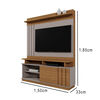 Home TV Vekkahome Goias 55" Pulgadas Café