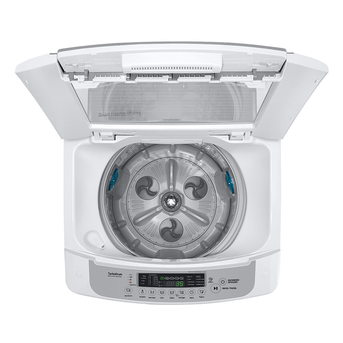 Lavadora Automática LG WT18WPB 18 kg.