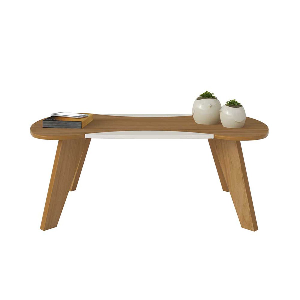 Mesa de Centro Mobilo Nicole Freijo con Off White