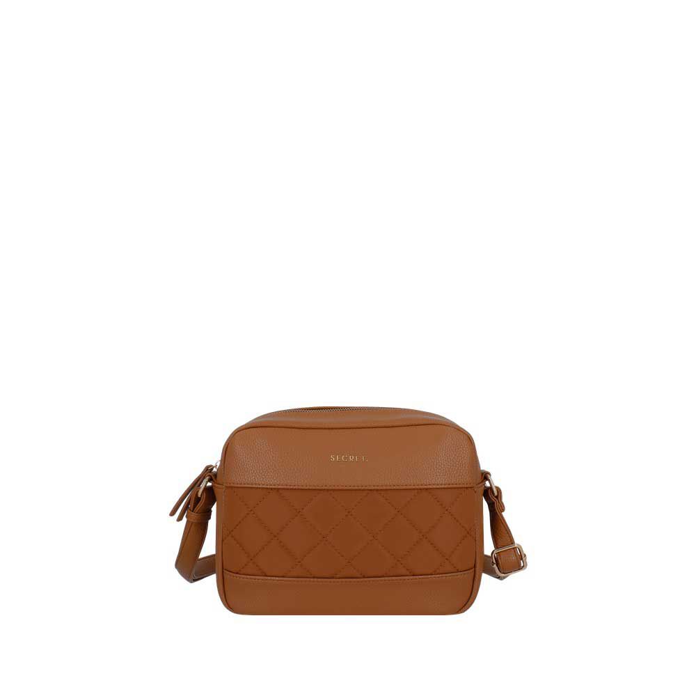 Cartera Bandolera Secret Aspen SC7 Pequeña Café