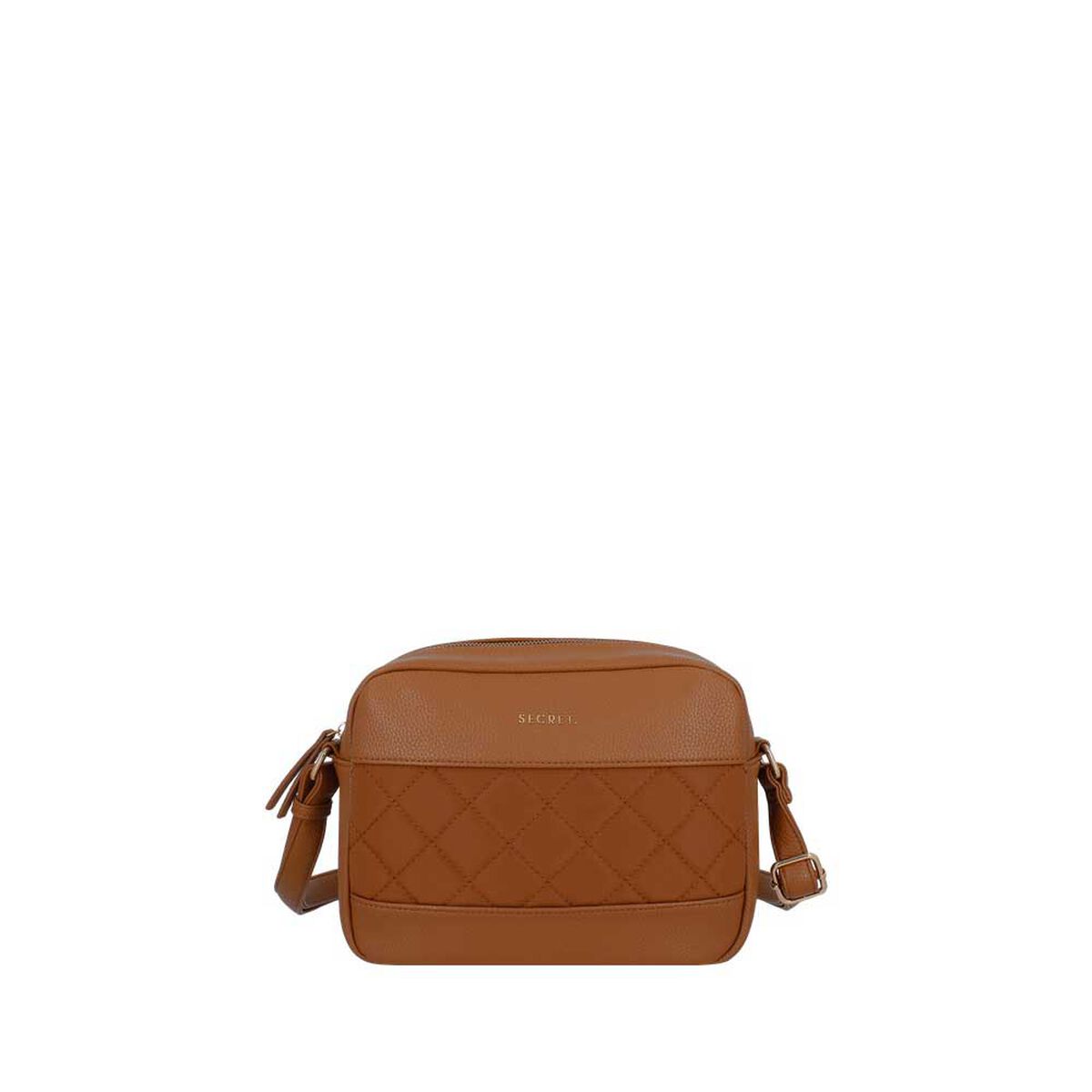 Cartera Bandolera Secret Aspen SC7 Peque&ntilde;a Caf&eacute;