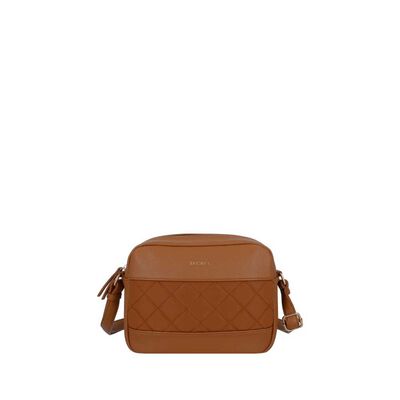 Cartera Bandolera Secret Aspen SC7 Peque&ntilde;a Caf&eacute;