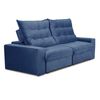 Sofá Reclinable Innovamuebles Magestic 2 Cuerpos Azul