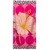 Toalla de Playa Velour Casanova Hibiscus 75 x 150 cm.