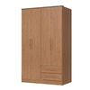Closet Vekkahome Americano 4 Puertas 2 Cajones Caf&eacute;