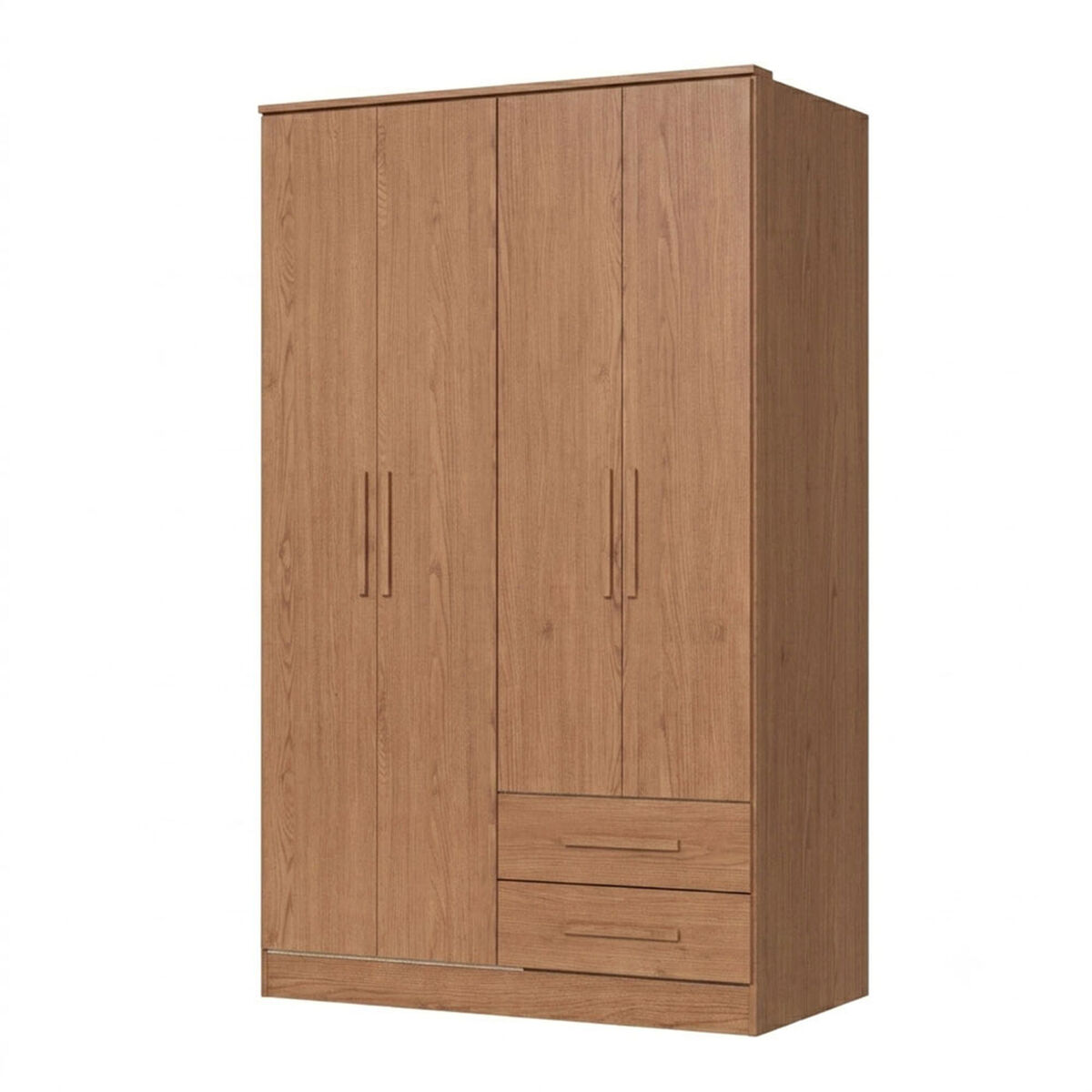 Closet Vekkahome Americano 4 Puertas 2 Cajones Caf&eacute;