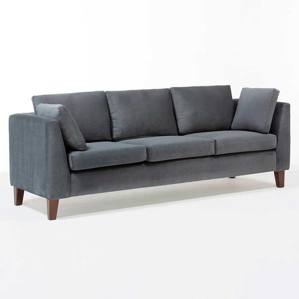 Sofá Barra Design Estocolmo 3 Cuerpos Gris