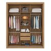 Clóset Onessta Vero 3 Puertas 2 Cajones Beige