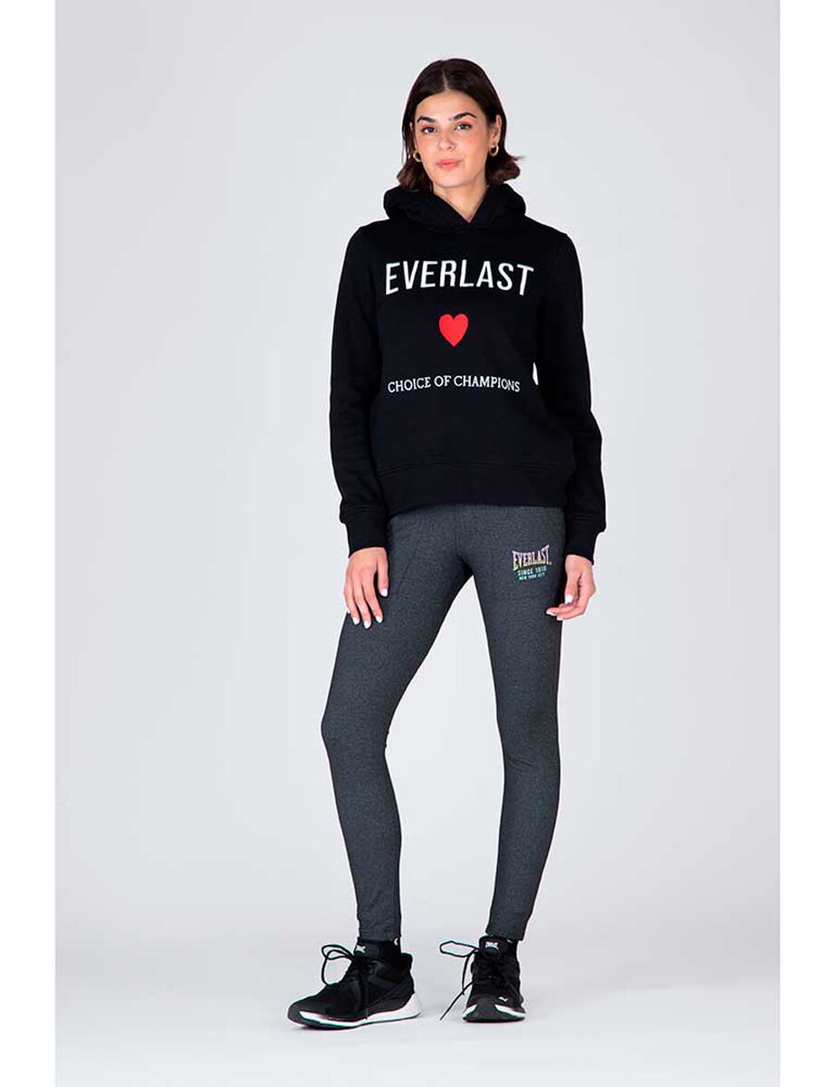 Poleron Hood Deportivo Mujer Everlast