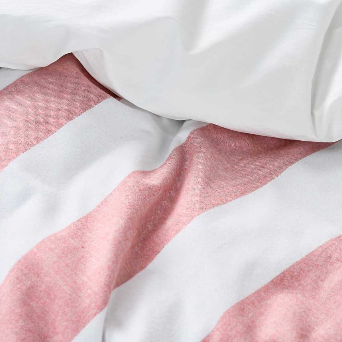 Funda de Plumón Elements & Co 1.5 Plazas Stripe Terra