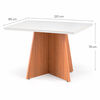Mesa de comedor Roca Lotus 4 Personas Blanco Canela