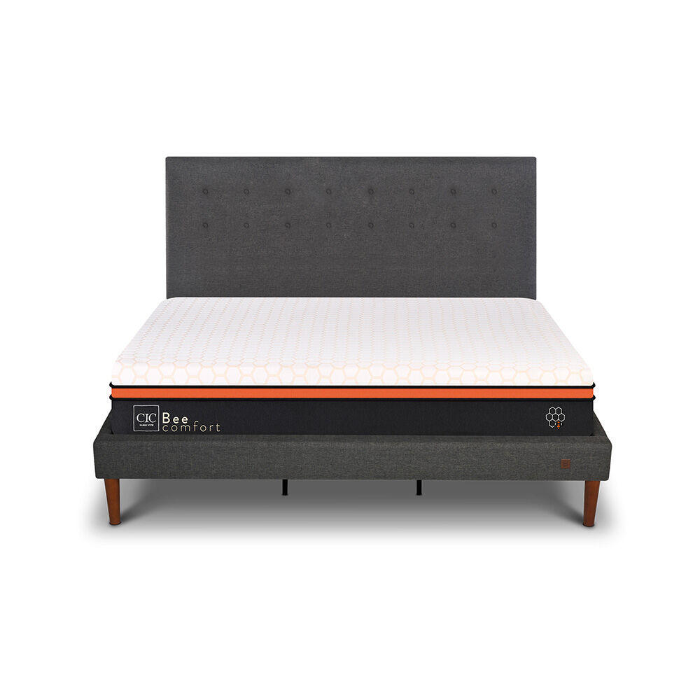 Cama Europea Curve CIC King Bee Comfort + Respaldo