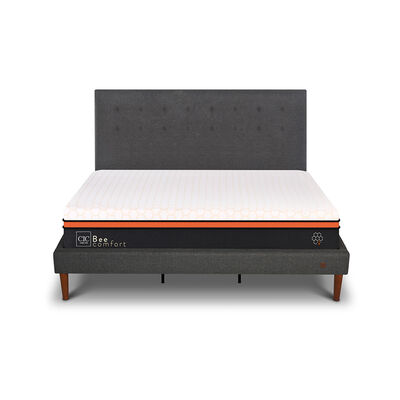 Imagen 1 del producto Cama Europea Curve CIC King Bee Comfort + Respaldo