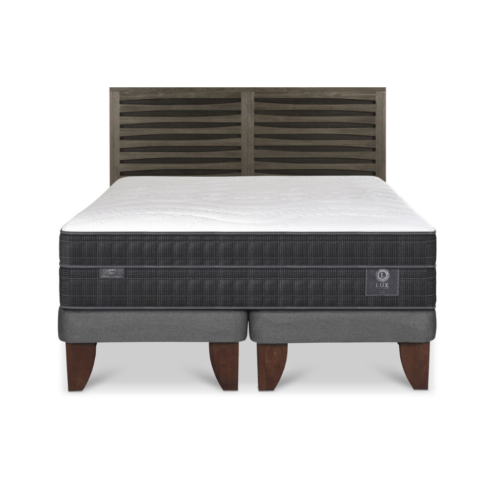 Cama Europea CIC King Lux + 1 Respaldo Rhone