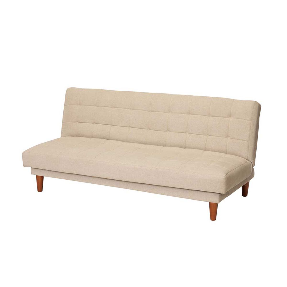 Futón Latam Home Turin Lino 3 Cuerpos Beige