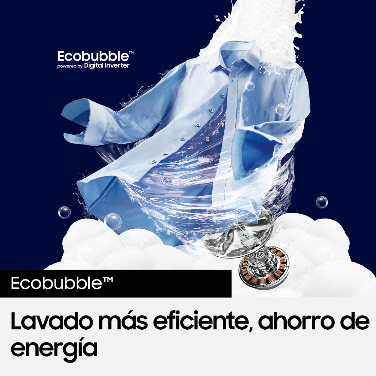Lavadora Samsung WA40F15E4CZS 15 kg
