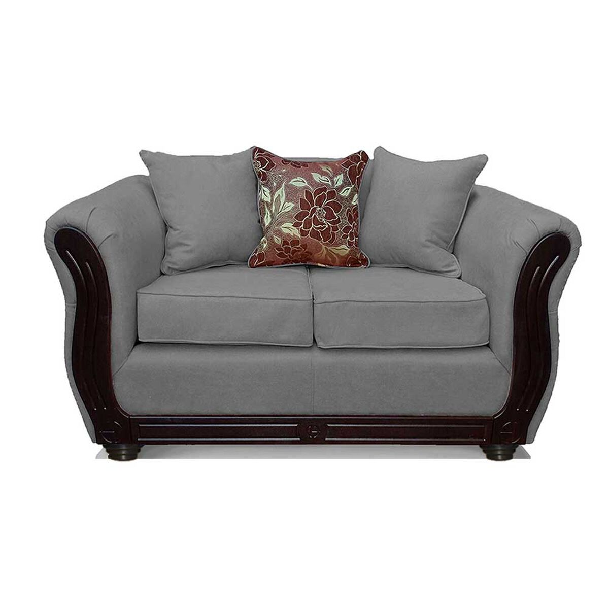 Juego de Living Elegant Detail Girona Sofá 3 Cuerpos + Sofá 2 Cuerpos Gris