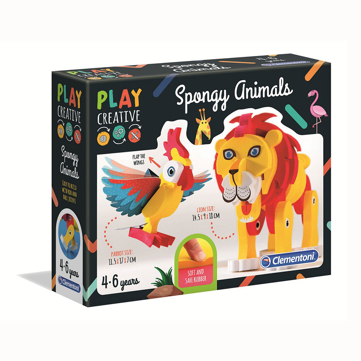 Juego de mesa Clementoni Spongy Animals