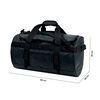 Pack Bolso Duffel 60 Lts Black + Banano Impermeable Lhotse