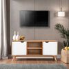 Rack TV Vekkahome Grecia Hasta 43" Café