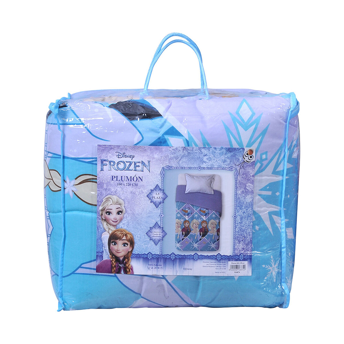 Plumón Disney 1,5 Plazas Frozen
