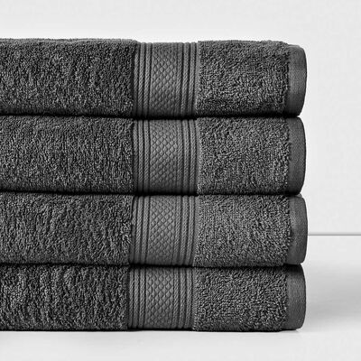 Imagen 1 del producto Toalla de Baño American Family Liso 76 x 160 cm Gris