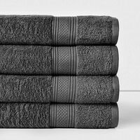 Toalla de Baño American Family Liso 76 x 160 cm Gris