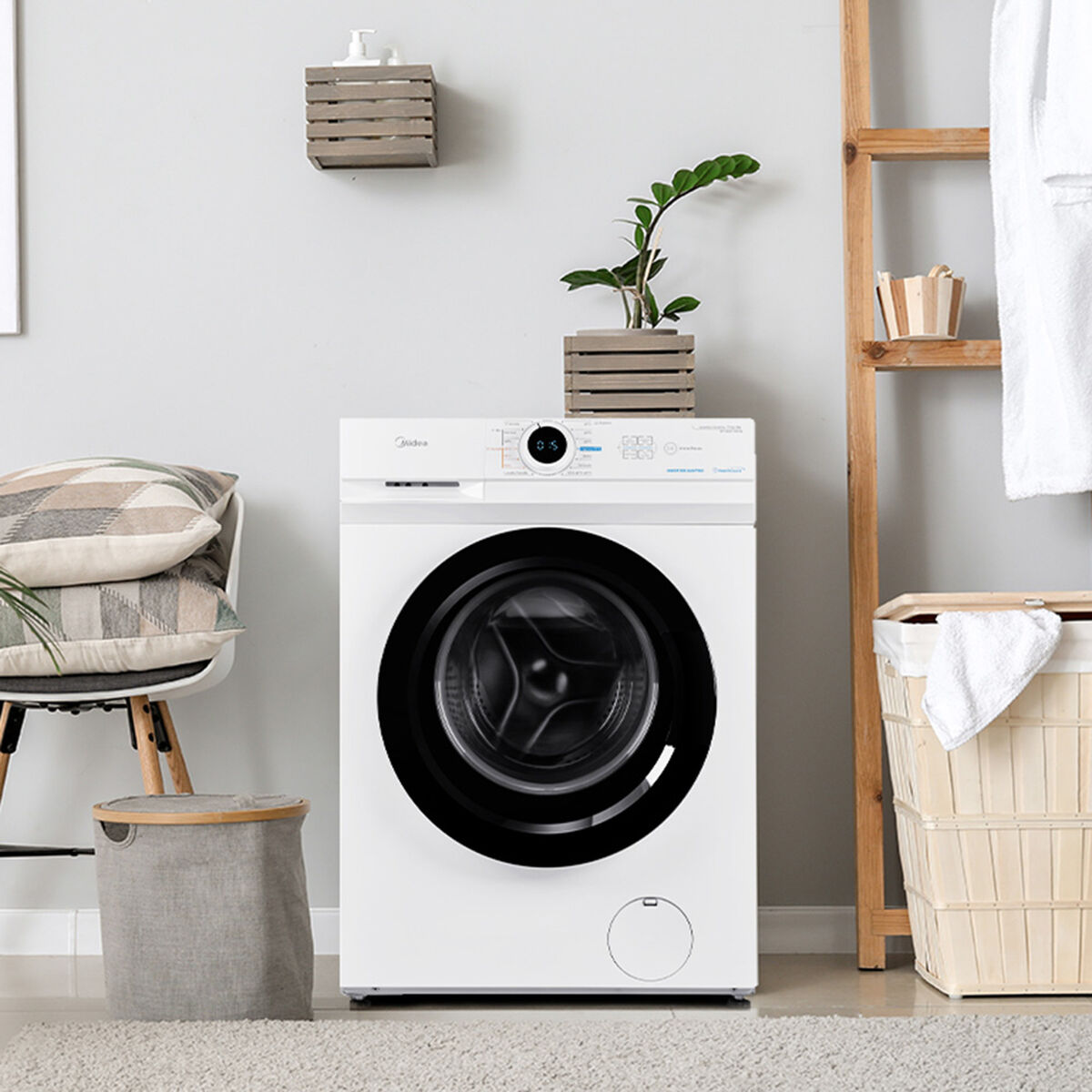 Lavadora Secadora Midea MF100D110B/W 11/8 kg.