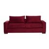 Sofá Cama Latam Home Livorno 3 Cuerpos Burdeo