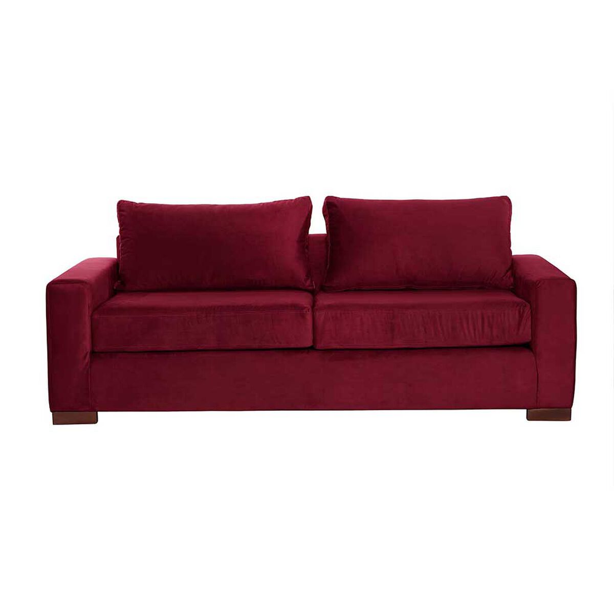 Sofá Cama Latam Home Livorno 3 Cuerpos Burdeo