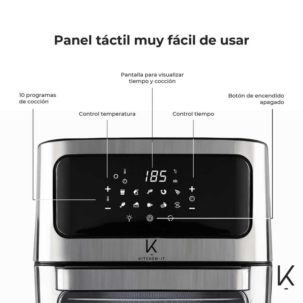 Freidora de Aire Kitchen-it Max Editioon 12 lts.