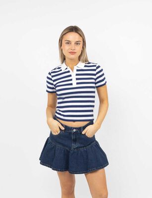 Imagen 1 del producto Polera Manga Corta Mujer Icono Navy, Rosado