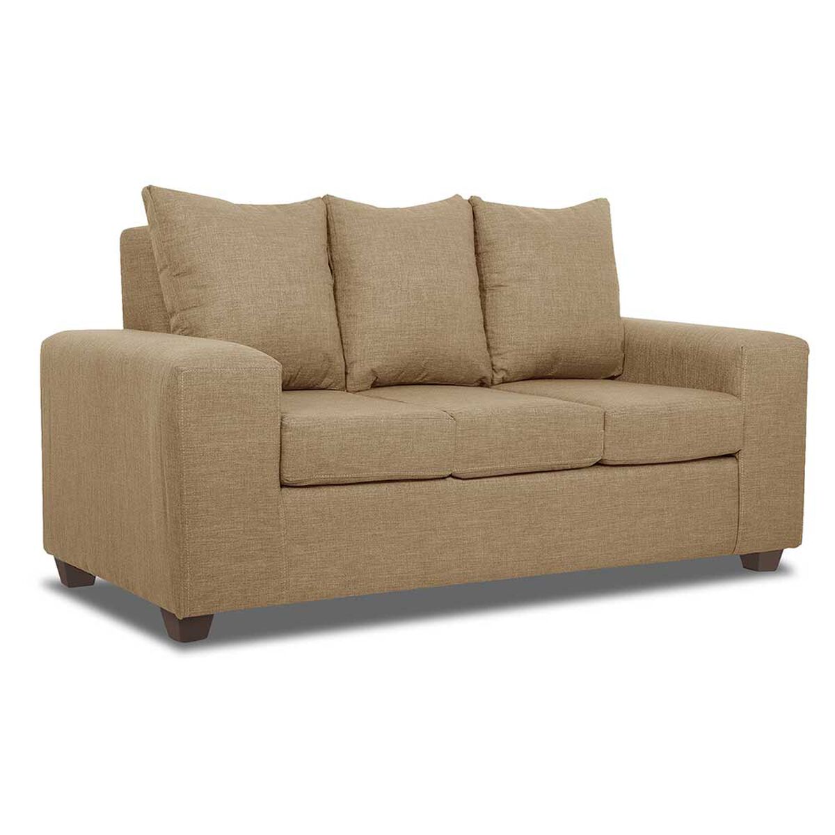 Juego de Living Innovamuebles Kahlo Sofá 3 Cuerpos + Dos Butacas 1 Cuerpo Beige