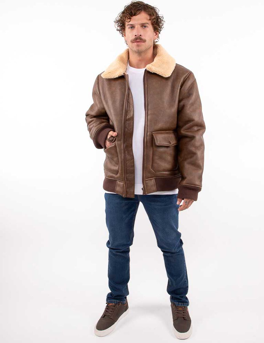 Chaqueta Ecocuero Hombre Zibel