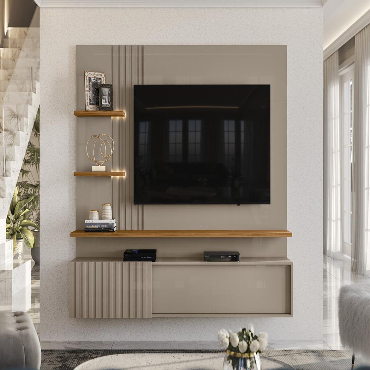 Panel TV Altavision Atena Fendi Gris