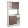 Mueble de Cocina CIC Sofia Nogal Africano Blanco 1 Cajón
