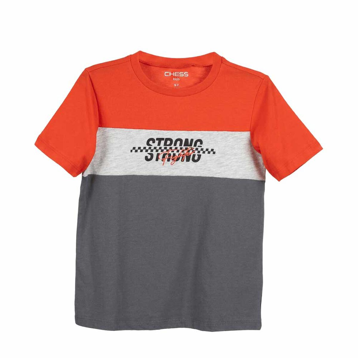 Polera Manga Corta Ni&ntilde;o Chess