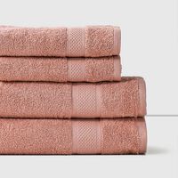 Set 4 Toallas American Family Rosado