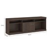 Rack TV Vekkahome Beatriz Hasta 75" Café