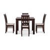 Juego de Comedor CIC Ñuble Chocolate 4 Sillas