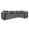 Sofá Seccional Modular Elegant Detail Girona 7 Cuerpos Gris