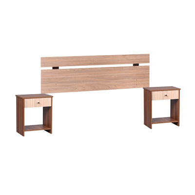 Imagen 2 del producto Respaldo 2 Plazas + 2 Veladores CIC Olmo