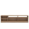 Rack TV Vekkahome Moyan Hasta 75'' Café Blanco